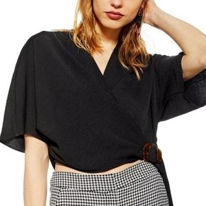 TopShop cropped blouse